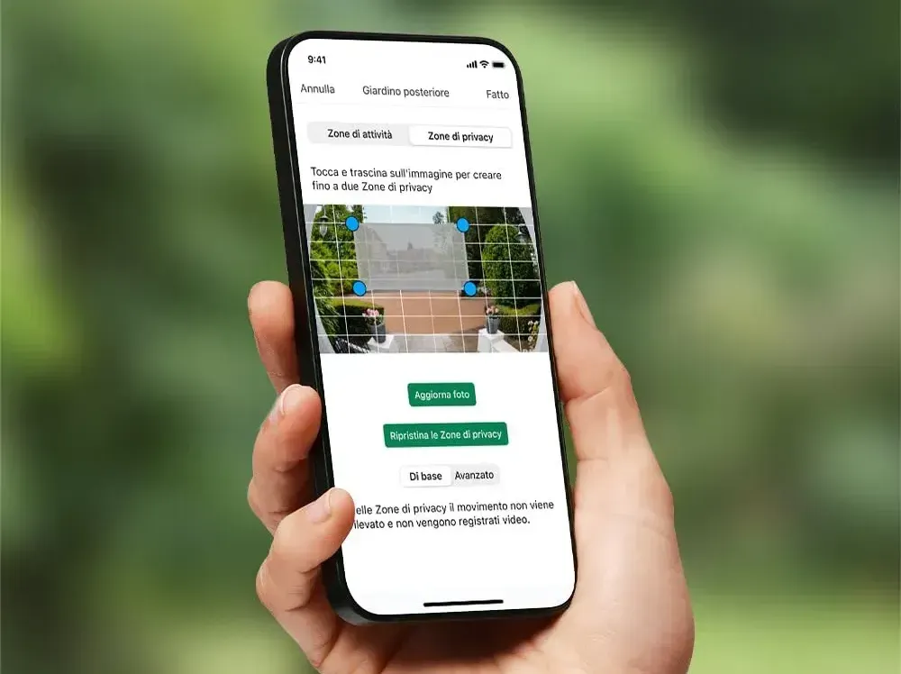 Blink Doorbell: controllo della privacy tramite App Blink