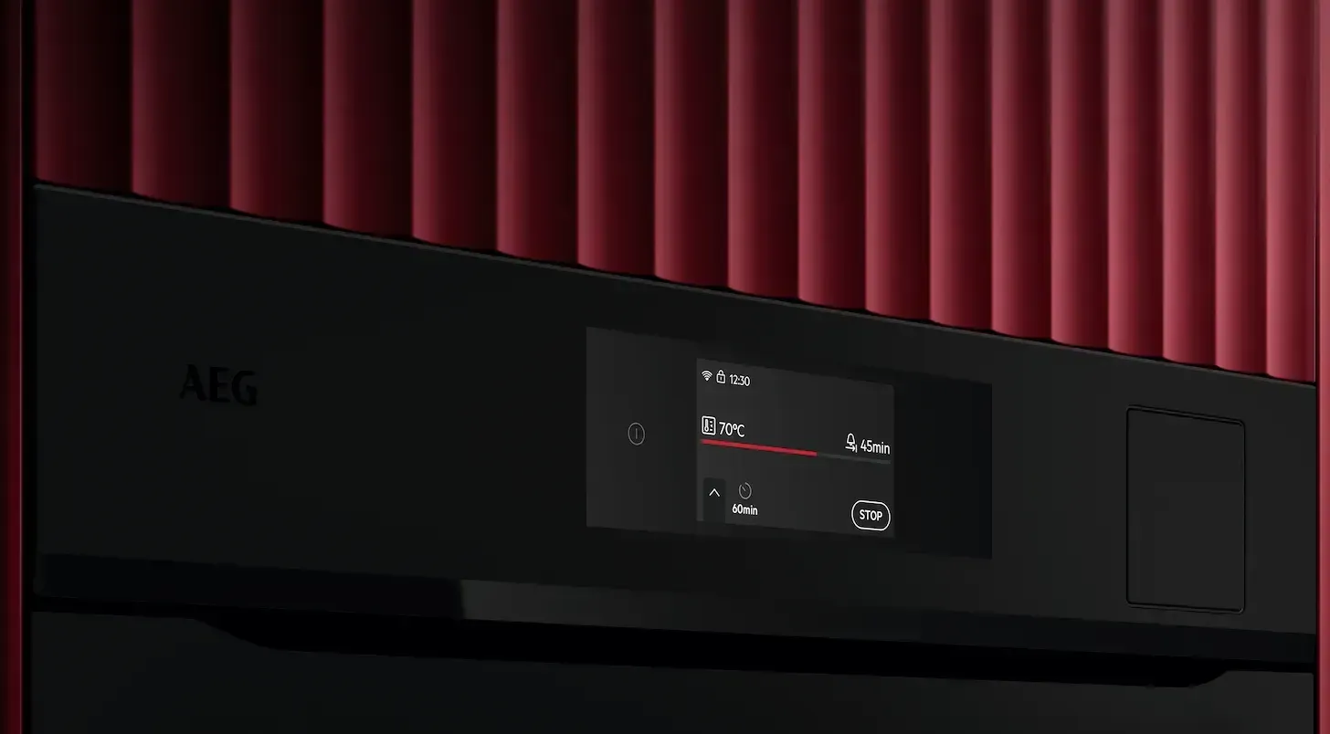 Forno AEG: dettaglio del display