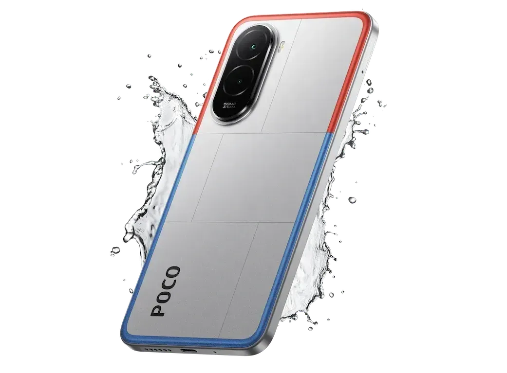 Poco M7 protezione IP64 contro polvere e schizzi d’acqua