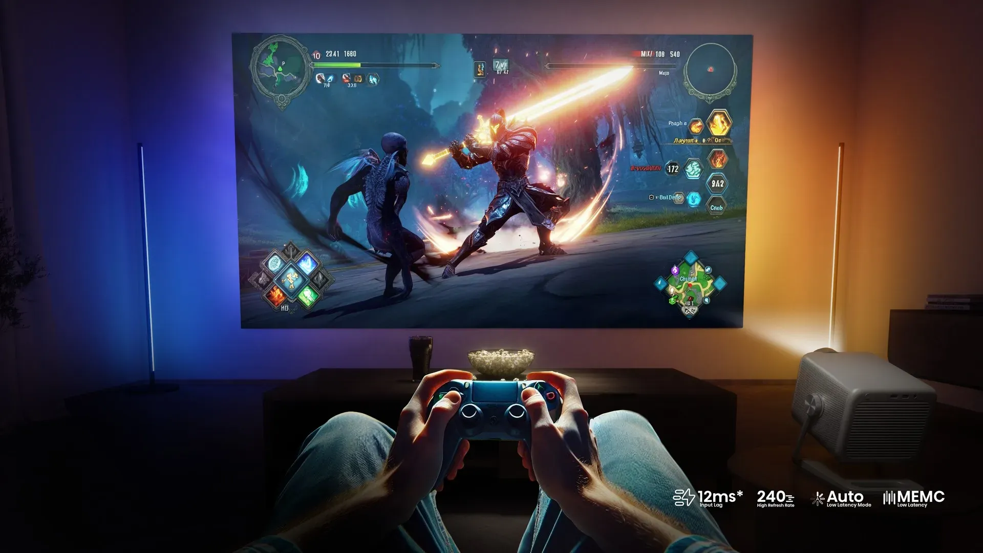 Proiettore Laser 4k Hisense M2 Pro: adatto anche per il gaming