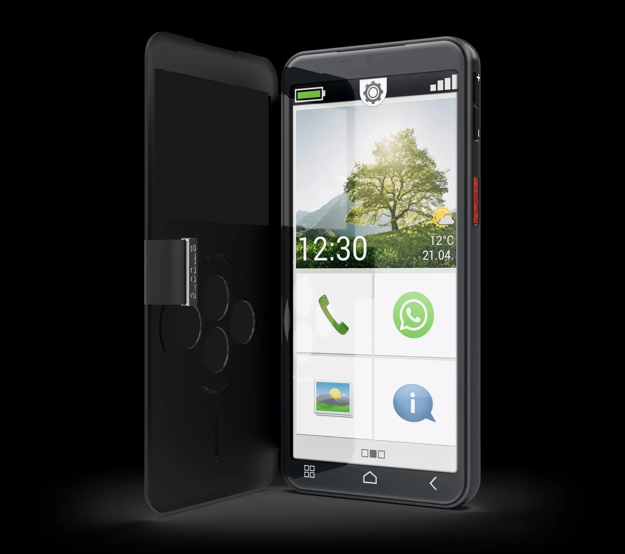 Modello Smart 7 Lite di emporia con cover