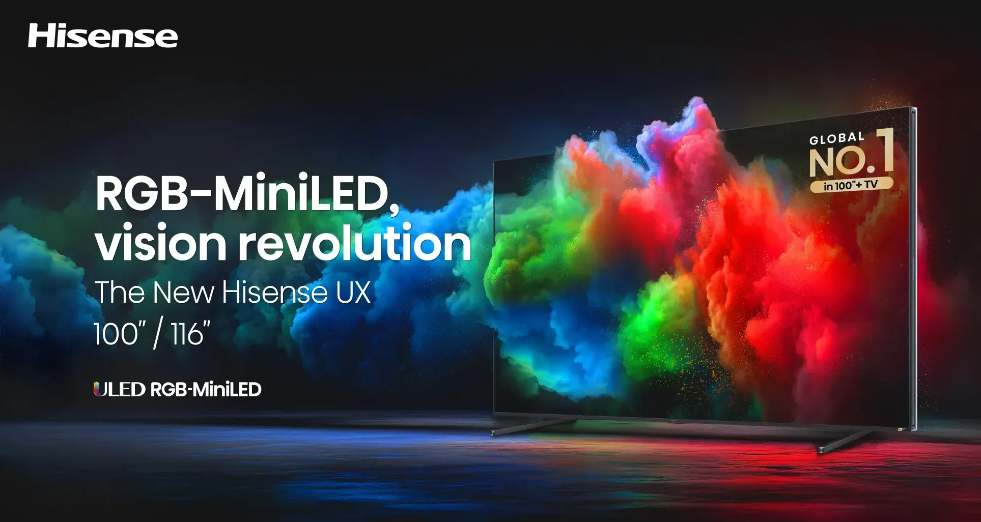 Hisense stupisce con il primo TV Rgb MiniLED da 116 pollici al mondo