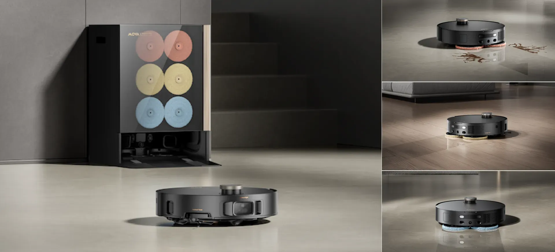 Mobius 60 identifica lo scopo e il tipo di pavimento di ogni zona e personalizza la pulizia