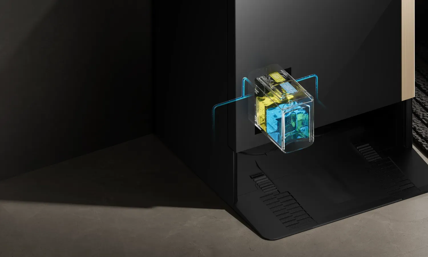 Il sistema DuoSolution eroga la miglior formula di detergenti per ogni ambiente 