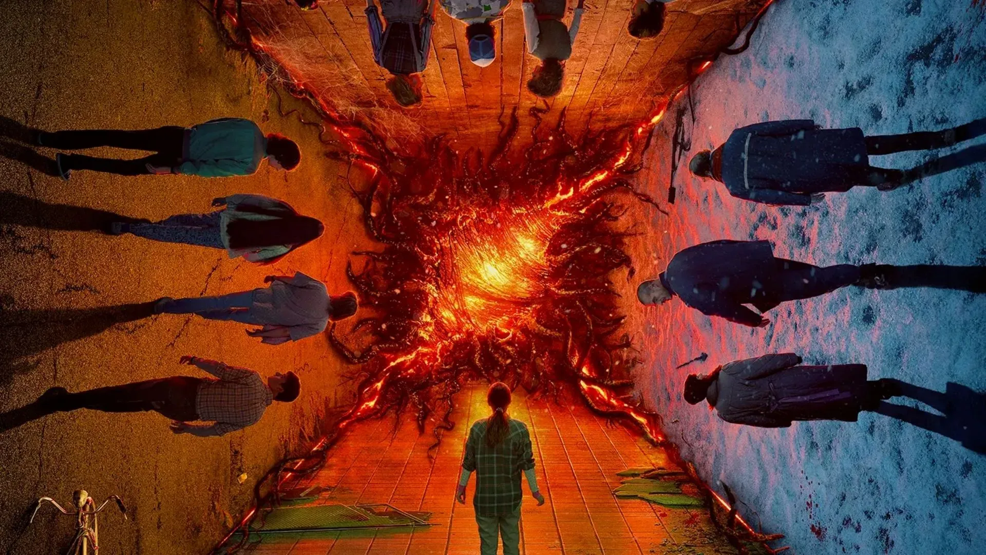 Immagine tratta dalla serie Stranger Things