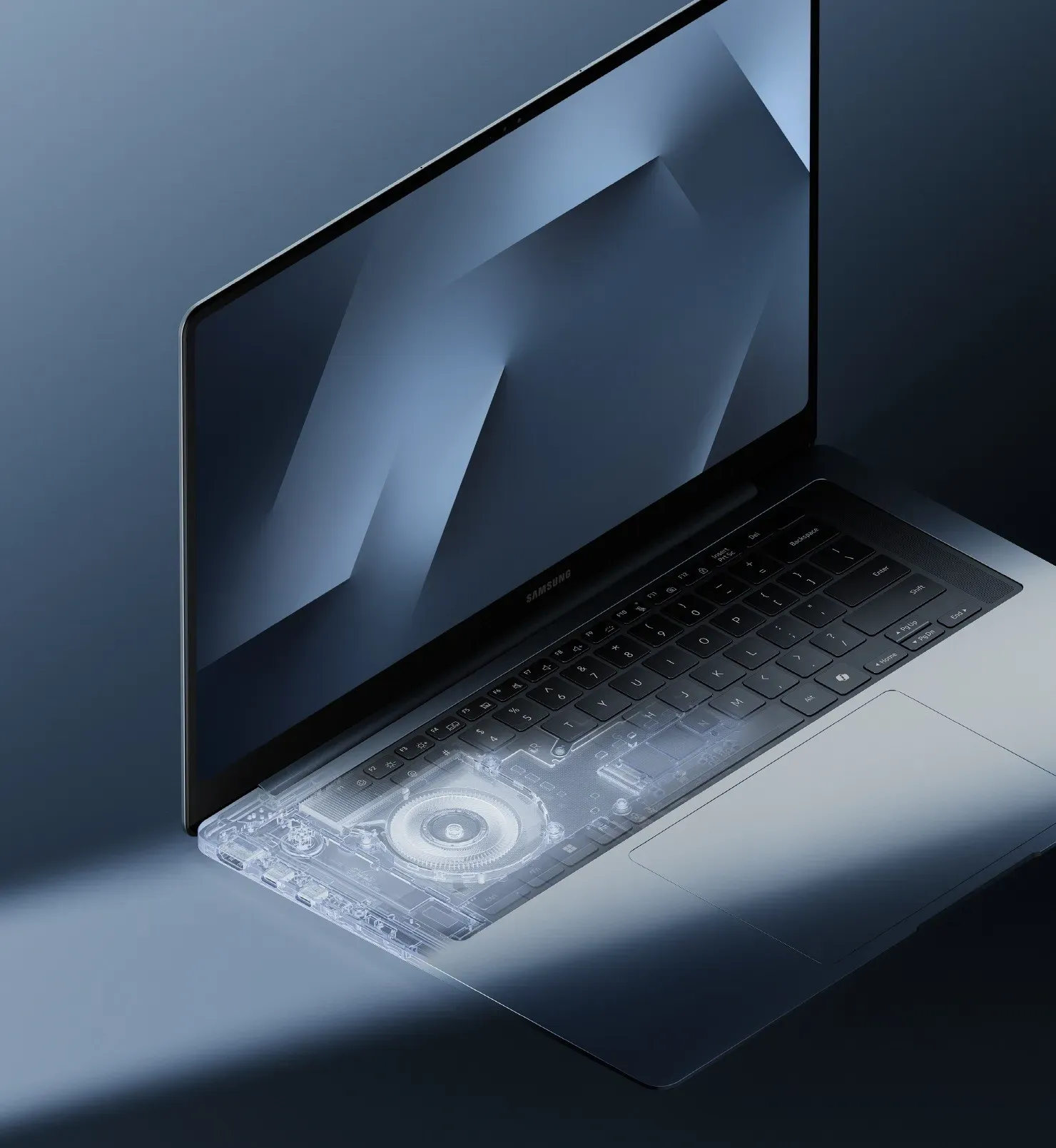  Galaxy Book6 Ultra misura 15,4 mm, con una riduzione dello spessore di 1,1 mm&nbsp;rispetto al Book4 Ultra