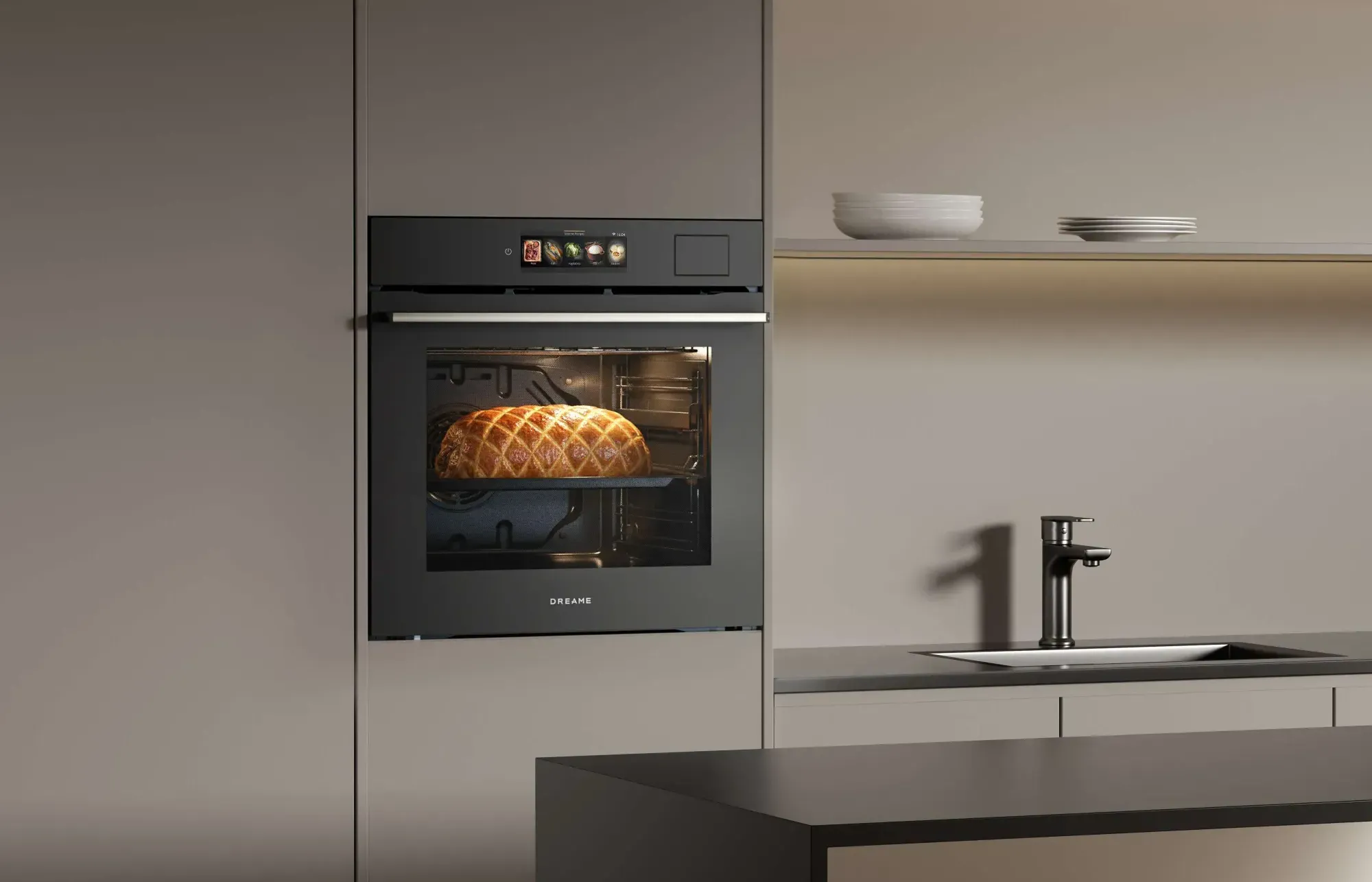 Forno combinato a vapore da incasso Dreame OZ60 Pro: è alimentato da un sistema a vapore da 1600 W