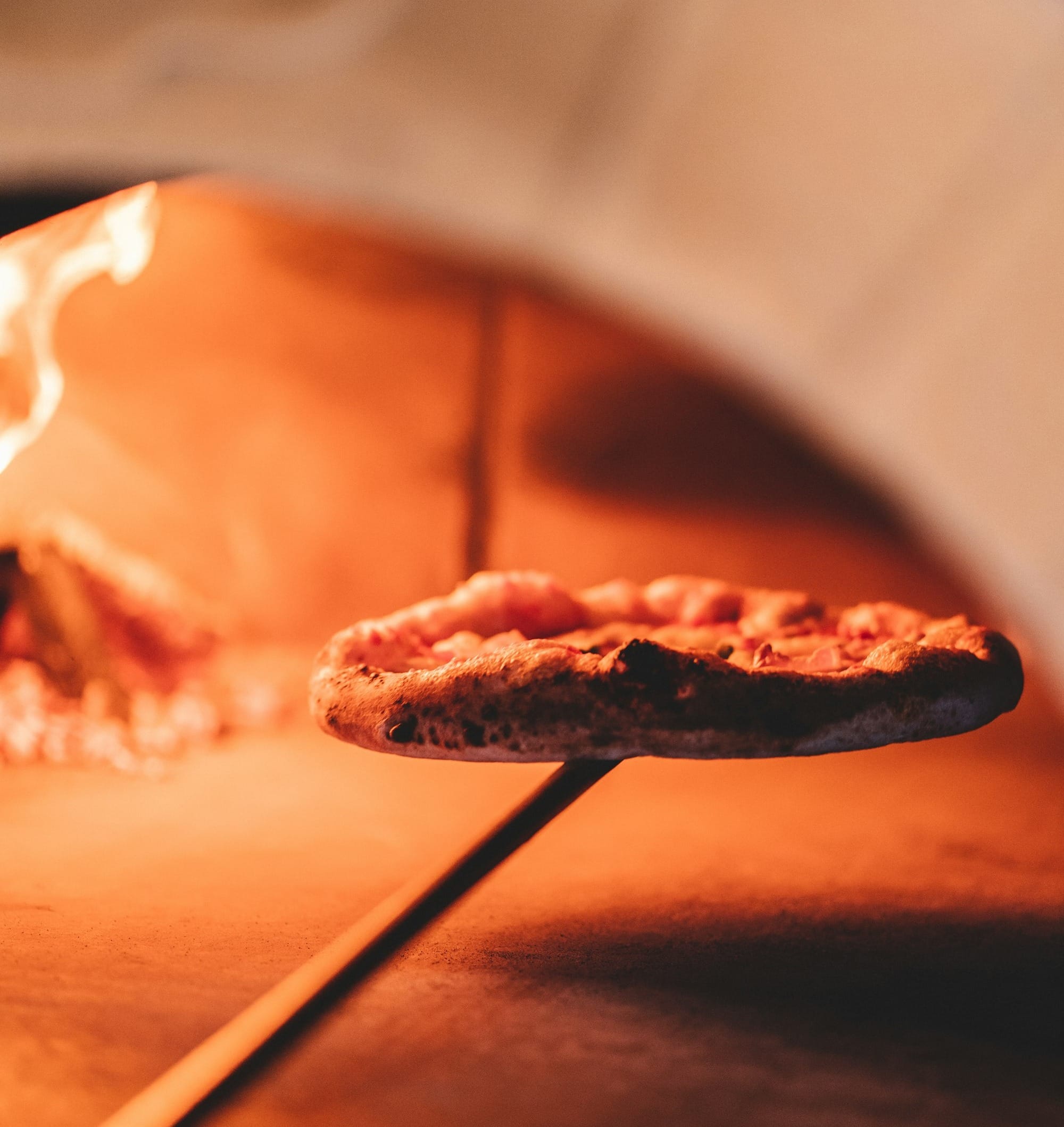 a close up of a piece of food