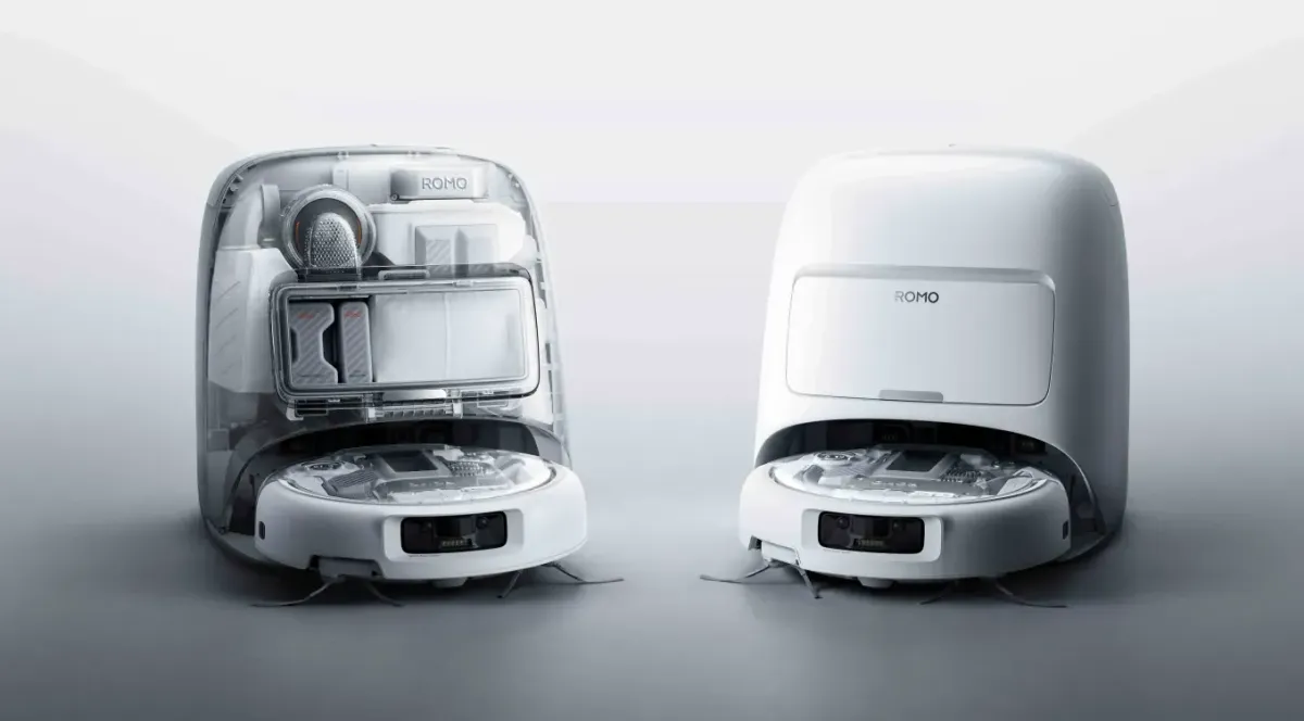 DJI: presentato ROMO, il primo robot aspirapolvere con il DNA e la tecnologia dei droni