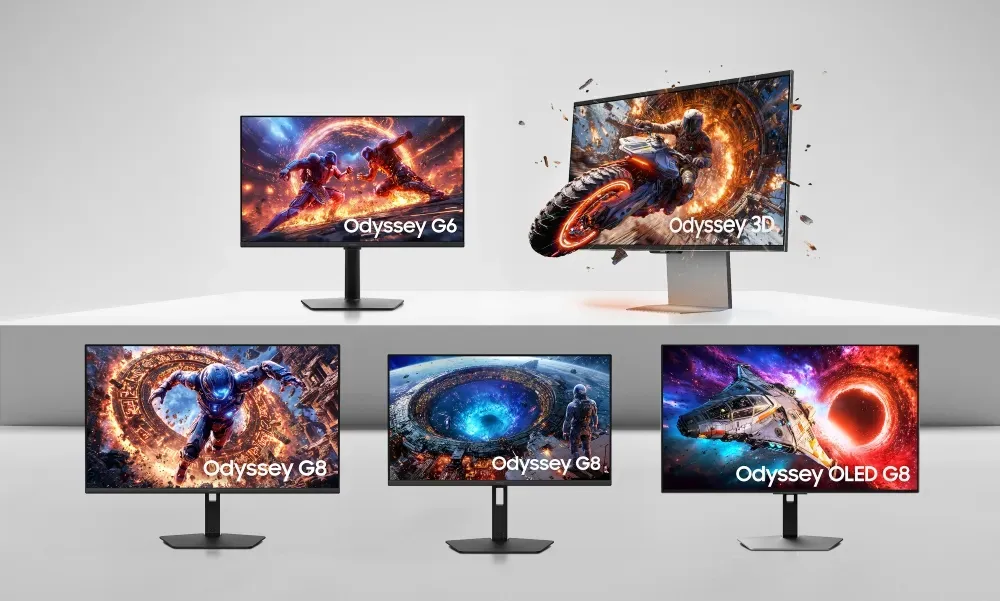 Samsung presenta i nuovi Odyssey: debutta il primo monitor gaming 3D 6K
