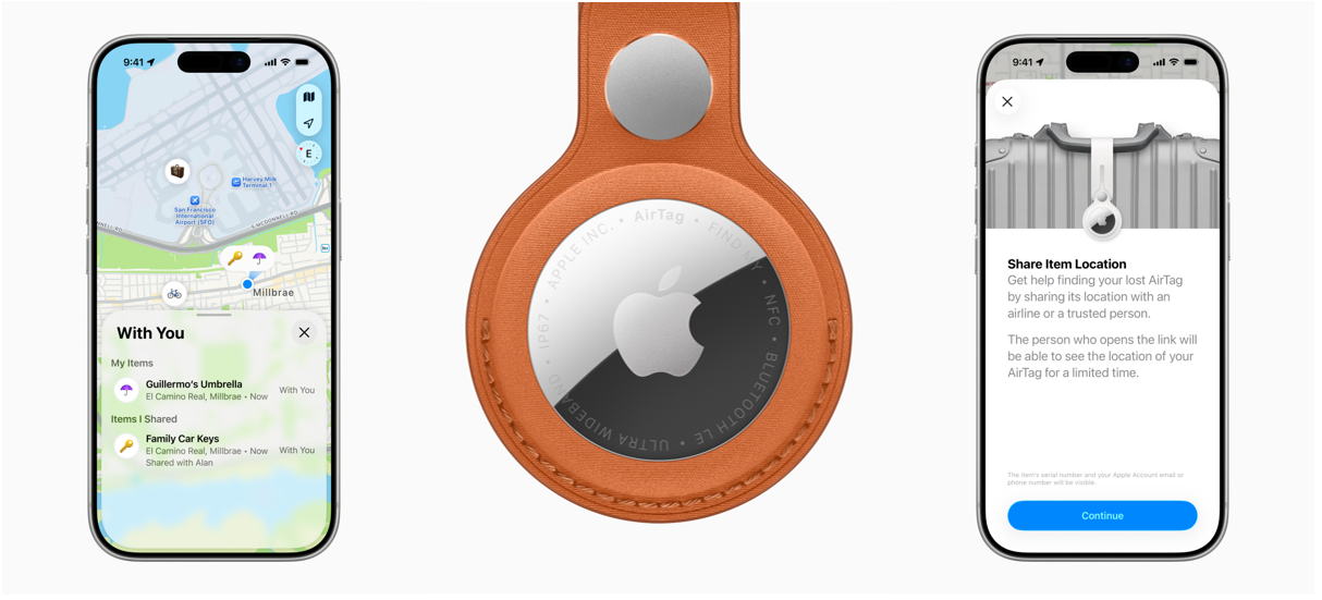 Il nuovo AirTag amplia il raggio di connettività e rende il tracciamento degli oggetti ancora più immediato