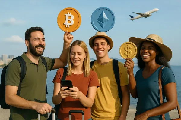 Le criptovalute sono sempre più utilizzate per i viaggi