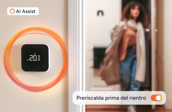 tado°: la gestione intelligente del clima domestico consente di preriscaldare gli ambienti prima del rientro a casa